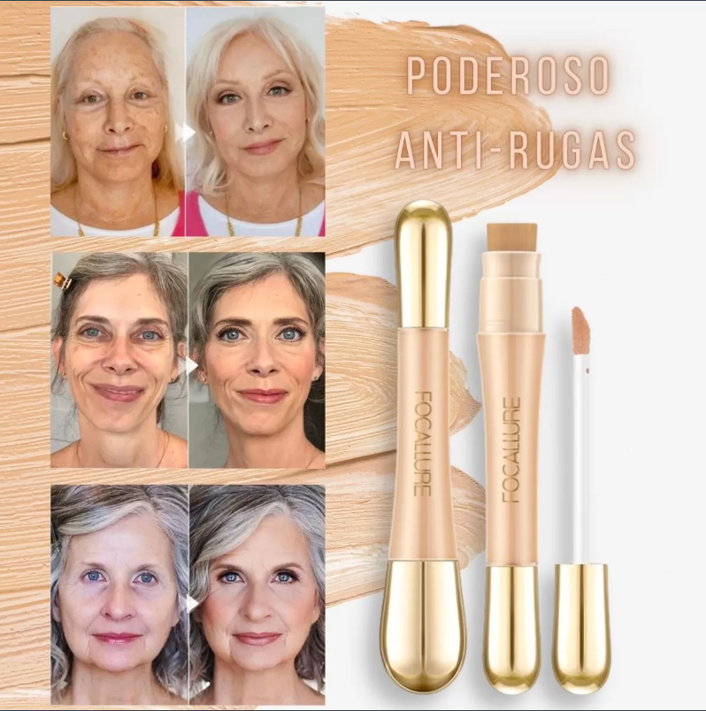 Corretor Focallure 4 em 1 - Antimanchas e Rejuvenescedor