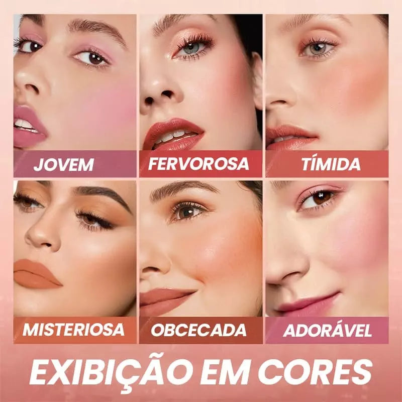 Bastão 3 em 1 O.TWO.O - Batom, Blush e Sombra